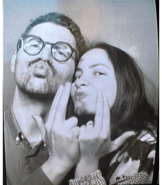 Marine et Théo au photomaton 8